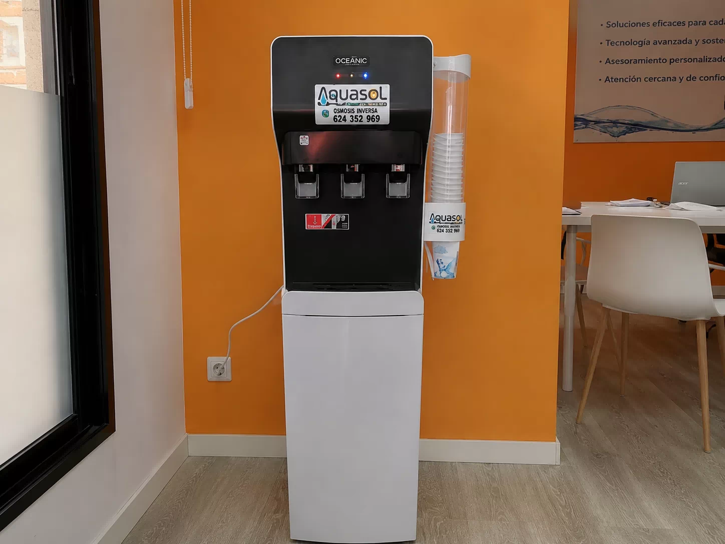 Equipo de ósmosis en vivienda